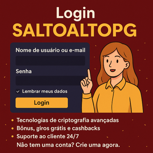 Cadastro Rápido SALTOALTOPG.COM